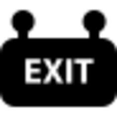 Exit sign