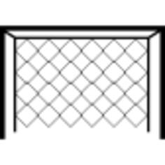 Goal box with net