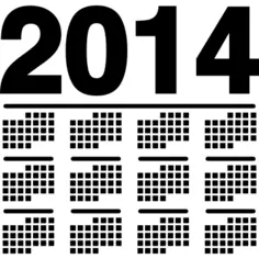 2014 wall calendar variant