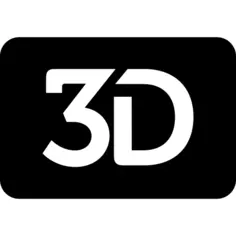 3d movie symbol for interface