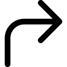 Curve arrow