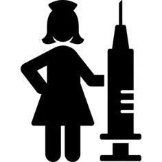 Nurse with syringe