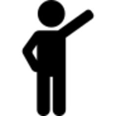 Man Waving Arm