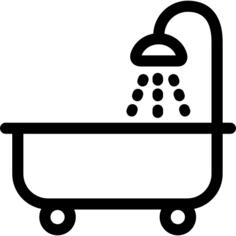 Bathtube with Shower