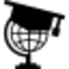 Earth globe with graduation cap on top