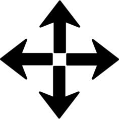 Arrow spread symbol