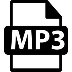 MP3 file format symbol