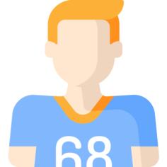 American football player