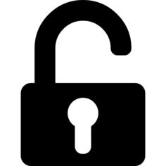 Unlocked padlock