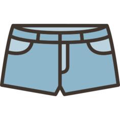Denim shorts
