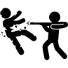Person killing other with an arm