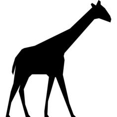 Giraffe silhouette