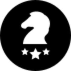 Horse head  with three stars