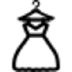 Dress on a hanger