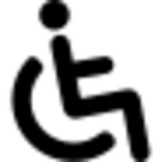 Wheelchair accessible sign