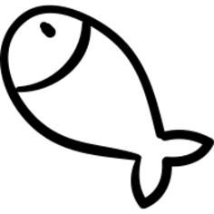 Fish hand drawn animal
