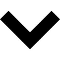 Down arrow of angle