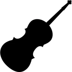 Violin silhouette