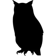 Owl bird shape