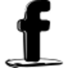 Facebook sketched logo variant