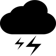 Cloud and lightnings