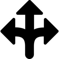 Three way intersection
