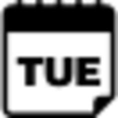 Tuesday daily calendar page