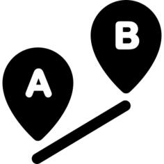 Path A to B