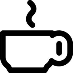 Cup of hot coffee