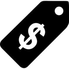 Dollar price tag