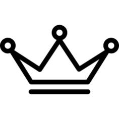 Royal crown outline