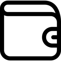 Wallet with zipper