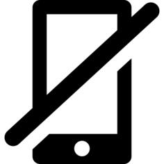No mobile phones allowed