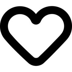 Heart outline