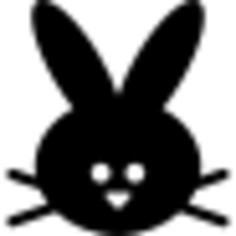 Cute bunny head
