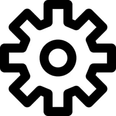 Settings cogwheel button
