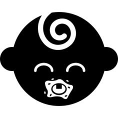 Baby black head