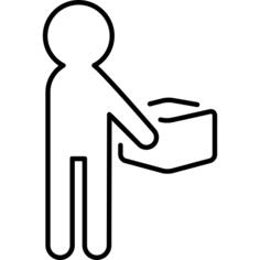 Men carrying a box