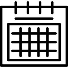 Calendar with Squares