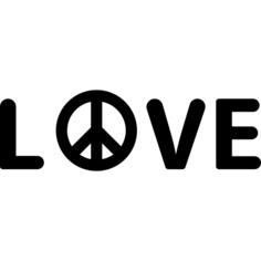 Love with Peace Symbol