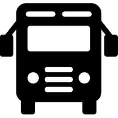 School Bus with Two rearmirrows
