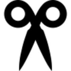 Scissors pointing down