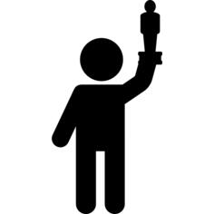 Man with Oscar