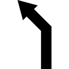Road turning to left