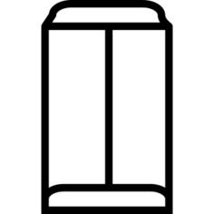 Long envelope outline