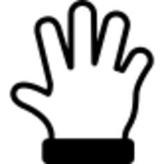 Hand spread gesture