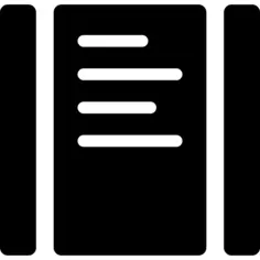Black text page to swipe horizontally
