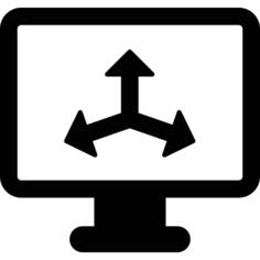 Screen with Triple Arrow