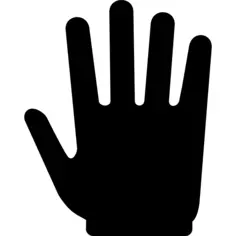 Male hand shape