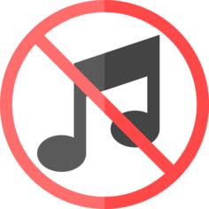 No music